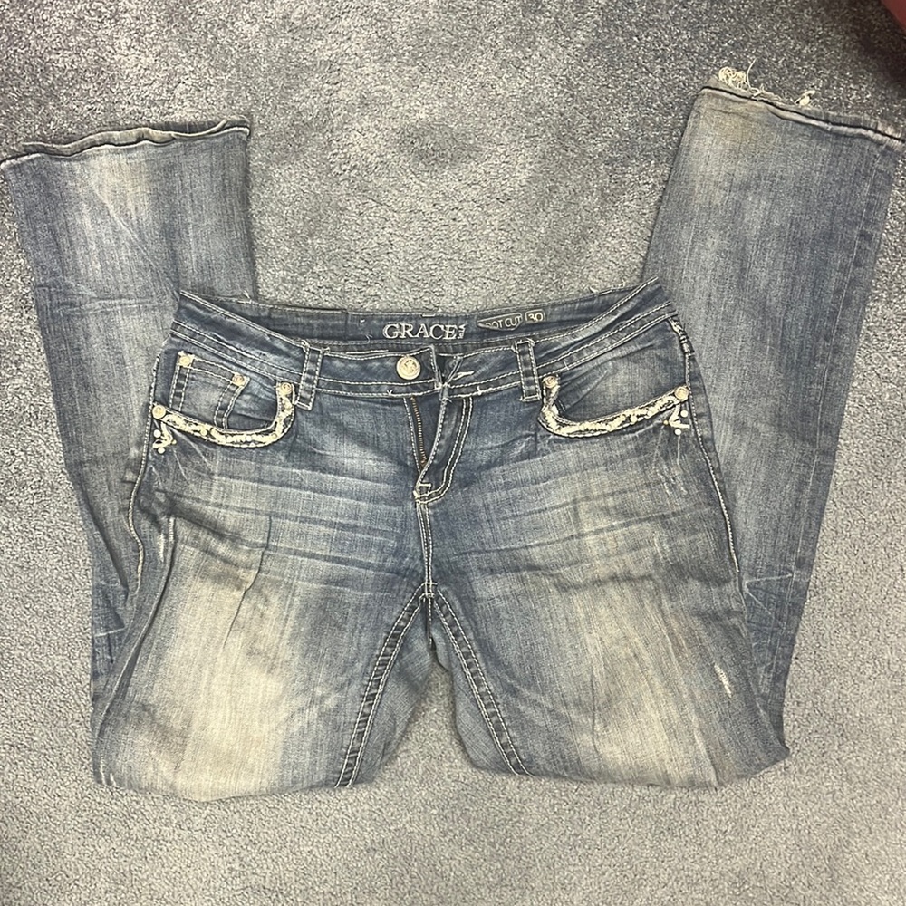 Bedazzled Grace in LA jeans